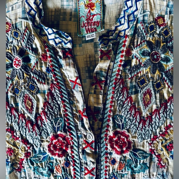 Johnny Was Silk Tunic - OS - Picture 5 of 5